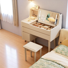 Load image into Gallery viewer, Compact Wooden Dressing Table with Vanity Mirror &amp; Drawers - Mr Nanyang
