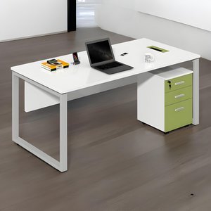 Compact Study Table with Drawer Pedestal - Mr Nanyang