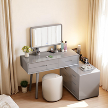 Load image into Gallery viewer, Wooden Vanity Table Set with LED Mirror - Multi-Functional - Mr Nanyang