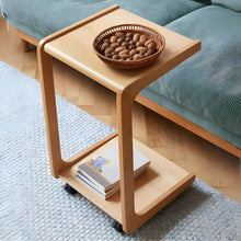 Load image into Gallery viewer, Beechwood Mobile Side Table for Bed - Mr Nanyang