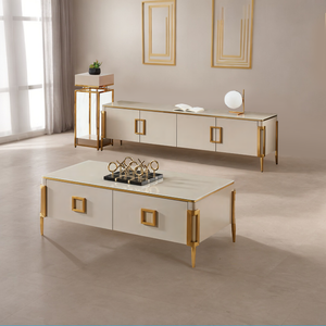 Quad-Axis Gilt Edge Coffee Table - Mr Nanyang