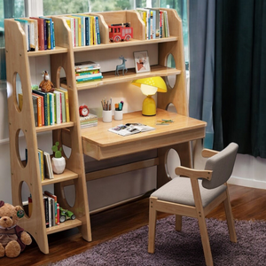 Student Study Table Desk with Shelf - Mr Nanyang