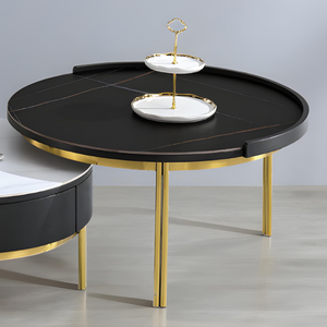 Moderno Sintered Stone Dual Coffee Table - Mr Nanyang