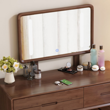 Load image into Gallery viewer, Wooden Vanity Table Set with LED Mirror - Multi-Functional - Mr Nanyang