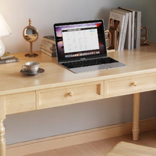 Load image into Gallery viewer, Classic American Style Solid Wood Study Table with Drawers - Mr Nanyang