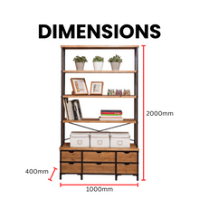 Load image into Gallery viewer, Nordic Wood Shelving or Bookshelf - Mr Nanyang