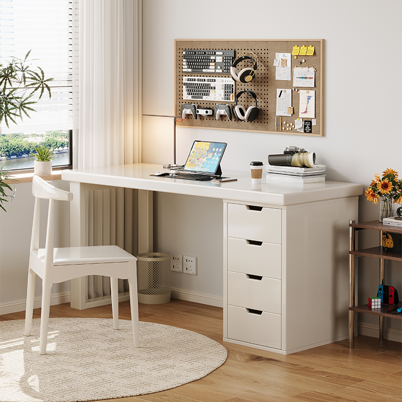 Study Tabe With Racks Study Table Singapore with Storage Drawers - Mr Nanyang