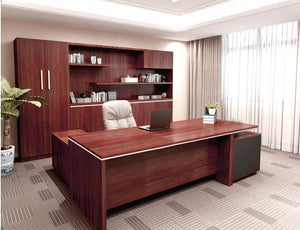 Executive Elegance Office L-Shaped Desk - Mr Nanyang