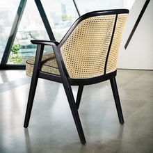 Load image into Gallery viewer, Kan Solid Teak Rattan Dining Armchair - Mr Nanyang