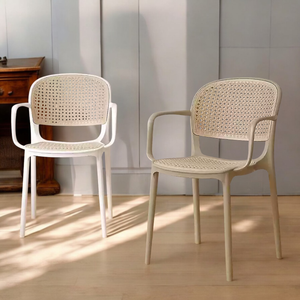 SleekSynth Plastic Rattan Armchair - Mr Nanyang