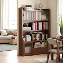 Load image into Gallery viewer, Modular Wood Bookshelf - 3-Piece Glass Door System - Mr Nanyang