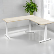 ErgoFlex Adjustable L-Shape Office Desk - Mr Nanyang