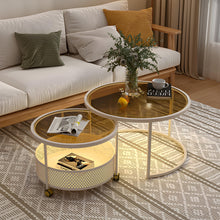 Load image into Gallery viewer, Lumina Glide Nesting Coffee Table - Mr Nanyang