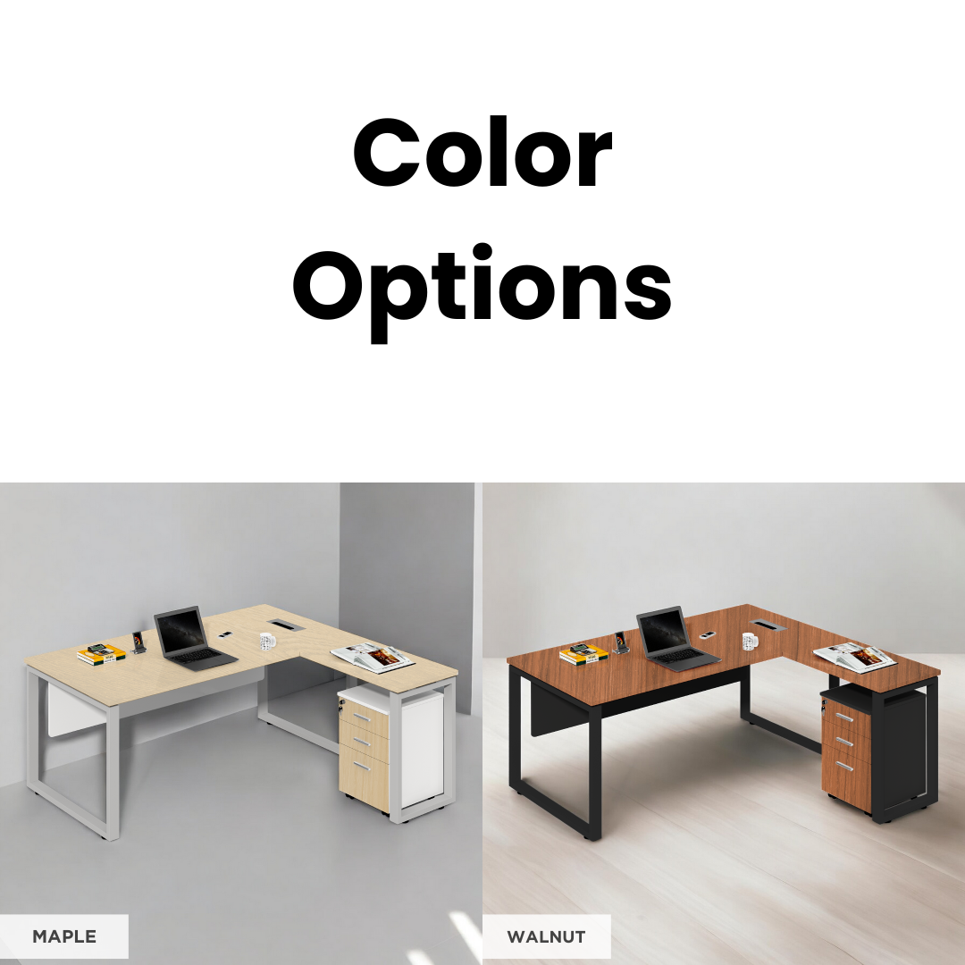 SmartSpace Office L-shape Table - Mr Nanyang