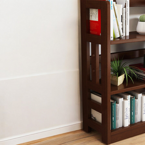 Solid Wood Bookshelf Shelving Storage Rack - Mr Nanyang