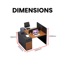 Load image into Gallery viewer, CubicCore Collaborative Workhub Desk System - Mr Nanyang