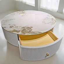 Load image into Gallery viewer, GoldLeaf Ripple Nesting Coffee Tables - Mr Nanyang