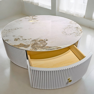 GoldLeaf Ripple Nesting Coffee Tables - Mr Nanyang