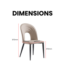 Load image into Gallery viewer, Sleek Silhouette Dining Chair - Mr Nanyang