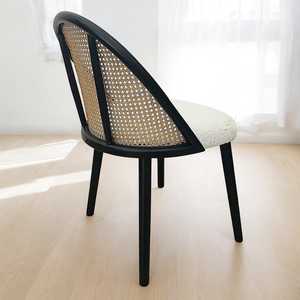 Lula Teak and Rattan Dining Chair - Mr Nanyang