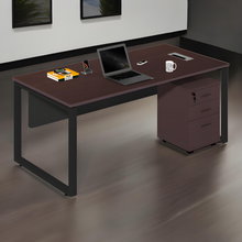 Load image into Gallery viewer, Compact Study Table with Drawer Pedestal - Mr Nanyang