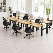 Load image into Gallery viewer, ProStation 6-seat office workstation in a bright open-plan office