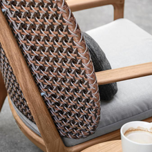 Load image into Gallery viewer, Glossel Patio Natural Rattan Lounge Chair - Mr Nanyang