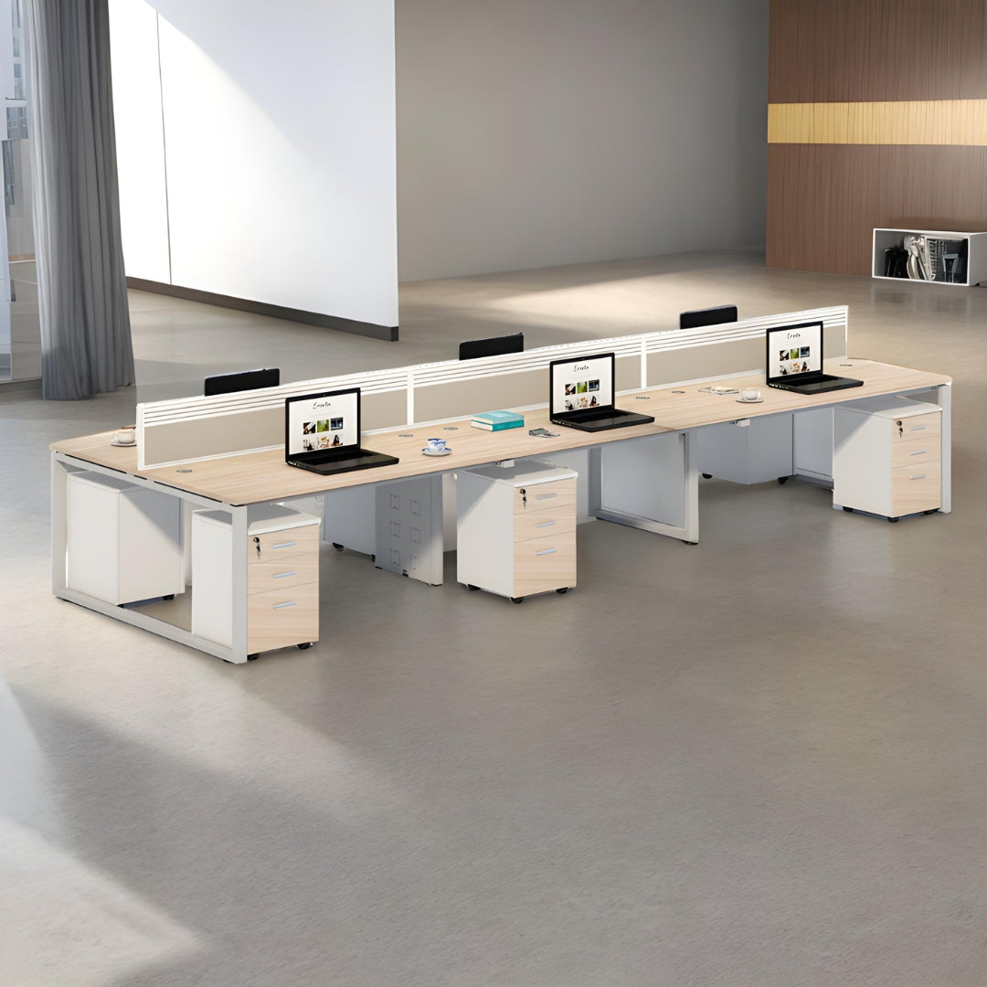 Streamlined Table Streamlined Office Table for Collaborative Workspaces - Mr Nanyang