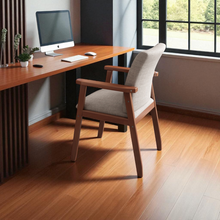 Load image into Gallery viewer, Ergonomic Wooden Accent Chair with Arms