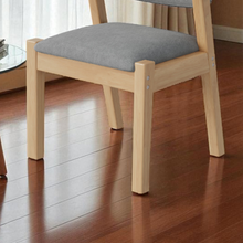 Load image into Gallery viewer, Z-Cushion Rubberwood Chair