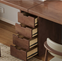 Load image into Gallery viewer, Twin Solid Wood Study Desk Singapore for Two