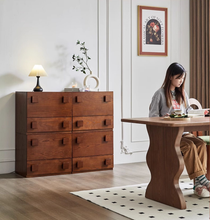 Load image into Gallery viewer, Carmen Modular Sideboard – Stackable Solid Wood Storage Cabinet