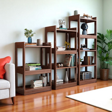 Load image into Gallery viewer, Solid Wood Modular Adjustable Bookshelf Set - Mr Nanyang