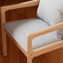 Load image into Gallery viewer, Lexington Premium Ergonomic Rubber Wood Chair with Cotton Linen Cushions