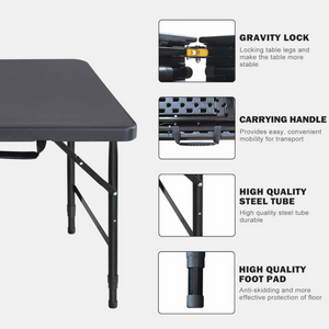 Sturdy Foldable & Portable Party Picnic Table - Mr Nanyang