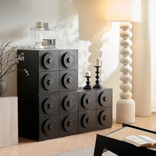 Load image into Gallery viewer, Carmen Spiral Modular Sideboard –Stackable Solid Wood Storage Cabinet