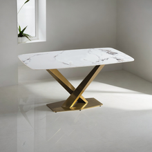 Load image into Gallery viewer, Golden Horizon Sintered Stone Table - Mr Nanyang