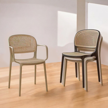 Load image into Gallery viewer, SleekSynth Plastic Rattan Armchair - Mr Nanyang