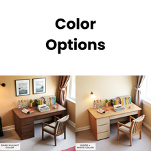 Load image into Gallery viewer, Modern Solid Wood StudyTable with 3-Drawer - Mr Nanyang