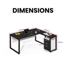 Load image into Gallery viewer, SmartSpace Office L-shape Table - Mr Nanyang