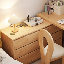 Load image into Gallery viewer, L-Shaped Solid Wood Dressing Table Corner Vanity with 6 Drawers - Mr Nanyang