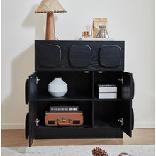 Load image into Gallery viewer, Carmen French Retro Sideboard Cabinet – Sculptural Solid Wood Storage