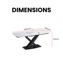 Load image into Gallery viewer, Chic Chameleon Extendable Dining Table - Mr Nanyang