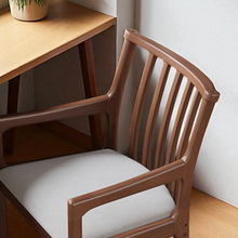 Load image into Gallery viewer, Ergonomic_RubberWood_Chair_Cushions