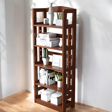 Load image into Gallery viewer, Solid Wood Bookshelf Shelving Storage Rack - Mr Nanyang