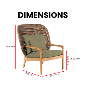 Glossel Patio Natural Rattan Lounge Chair - Mr Nanyang