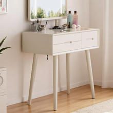 Load image into Gallery viewer, Modern Vanity Table Set - LED Mirror with Storage &amp; Stool - Mr Nanyang
