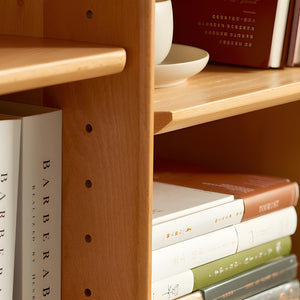 FlexiSpace Artisan Solid Beechwood Bookshelf - Mr Nanyang