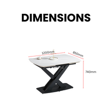 Load image into Gallery viewer, Chic Chameleon Extendable Dining Table - Mr Nanyang