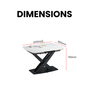 Chic Chameleon Extendable Dining Table - Mr Nanyang